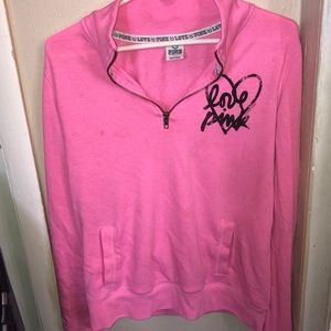 VS PINK quarter zip